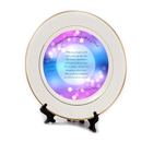 Golden Rim Round Shaped Ceramic plate